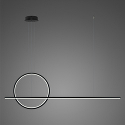 Pendant Lamp LINEA No.2 Φ40 cm 4k black dimmable Altavola Design