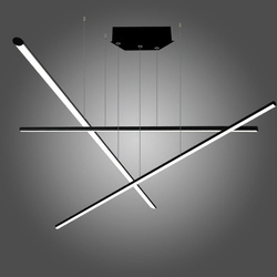 Pendant Lamp LINEA No.3PB 100cm 4k black Altavola Design