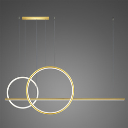 Pendant Lamp LINEA No.4 B Φ60/40 cm gold-white 3k Altavola Design