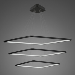 Pendant Lamp Led Quadrat No. 3  in 4k black dimmable Altavola Design