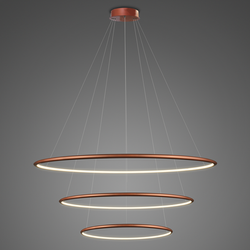Pendant Lamp Led Ring No.3 in 3k copper dimmable Altavola Design