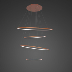 Pendant Lamp Led Ring No.4 Φ100 cm in 4k copper Altavola Design