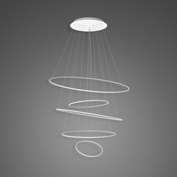Pendant Lamp Led Ring No.5 Φ120 cm in 3k white dimm Altavola Design