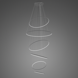 Pendant Lamp Led Ring No. 6 black in 4k Altavola Design