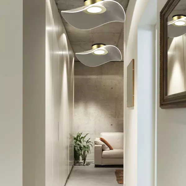 Led ceiling Velo No. 1 gold Altavola Design 