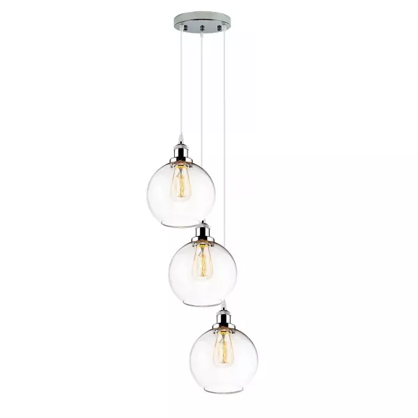 NEW YORK LOFT No. 2 CH/CO – Glass chandelier  Altavola Design
