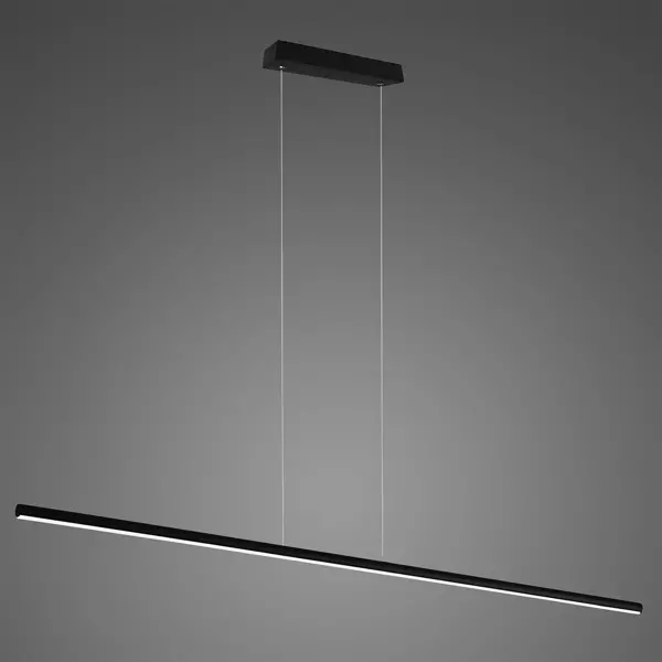 Pendant Lamp LINEA No.1 143cm black 3k   Altavola Design