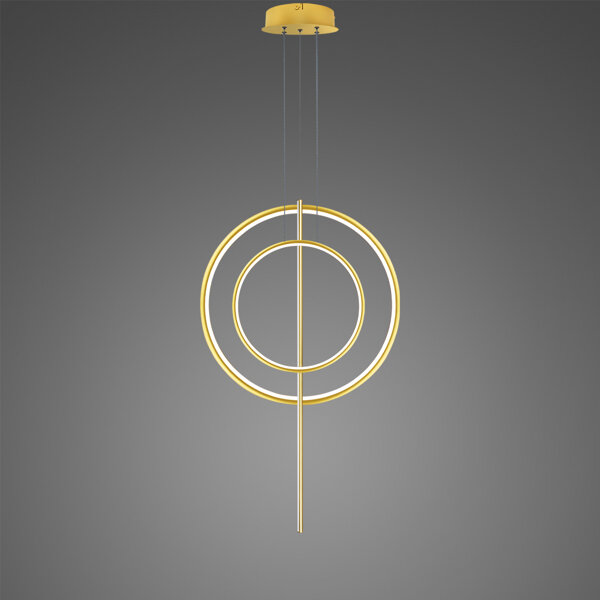 Pendant Lamp LINEA No.5 B Φ60/40 cm gold 3k Altavola Design