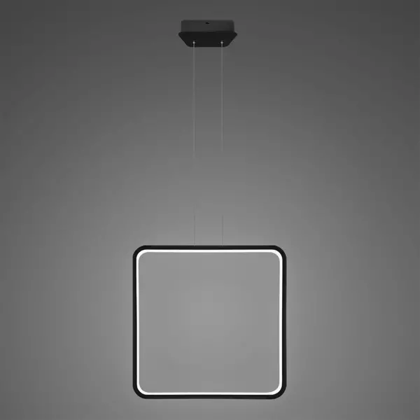 Pendant Lamp Led Quadrat No. 1 X Φ60 in  3k black  Altavola Design