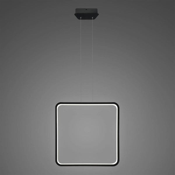 Pendant Lamp Led Quadrat No. 1 X Φ60 in  4k black  Altavola Design