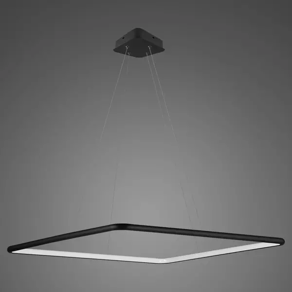 Pendant Lamp Led Quadrat No.1 in  4k black dimmable Altavola Design
