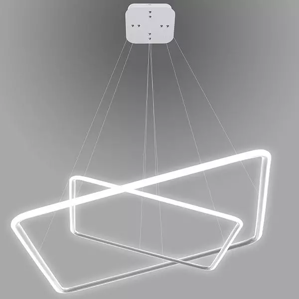Pendant Lamp Led Quadrat No. 2 out 3k white Altavola Design
