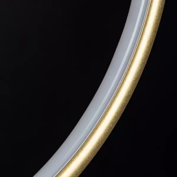 Pendant Lamp Led Ring No.1 Φ40 cm in 3k gold dimmable Altavola Design