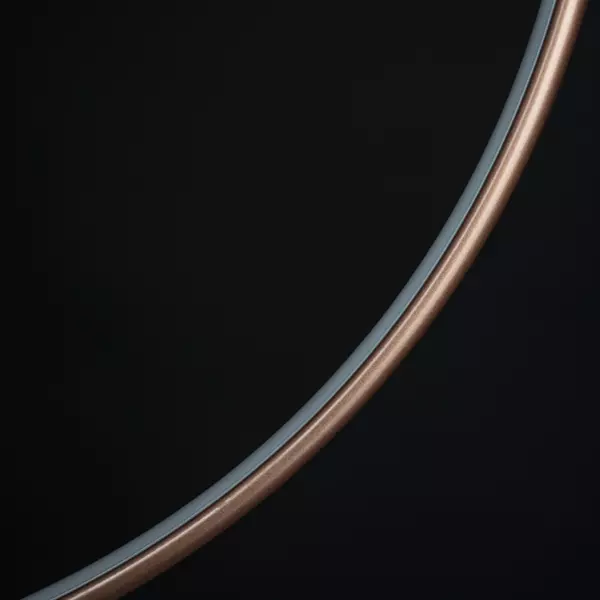 Pendant Lamp Led Ring No.1 Φ80 cm in 3k copper dimmable Altavola Design