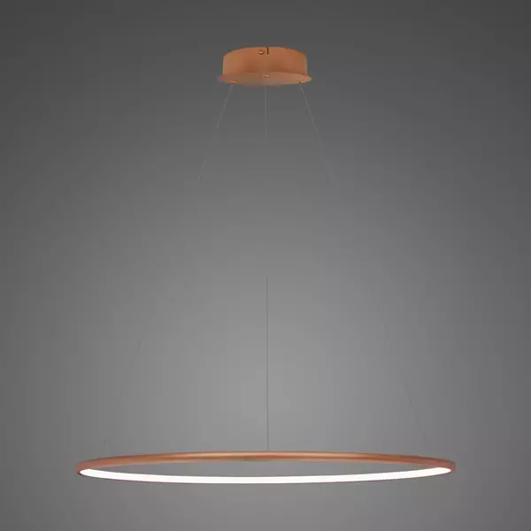 Pendant Lamp Led Ring No.1 Φ80 cm in 4k copper dimmable Altavola Design