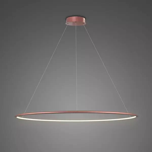 Pendant Lamp Led Ring No.1 in 3k rose gold dimmable Altavola Design