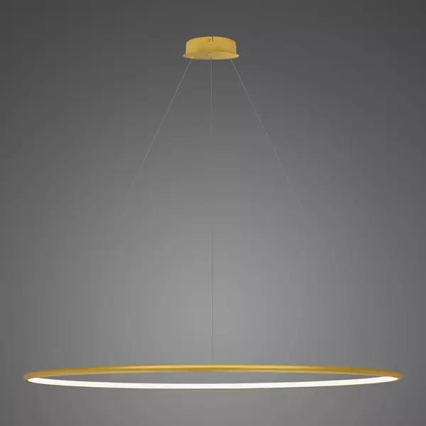Pendant Lamp Led Ring No.1 in 4k gold dimmable Altavola Design