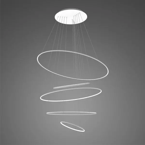 Pendant Lamp Led Ring No.5 Φ150 cm in 4k white  Altavola Design