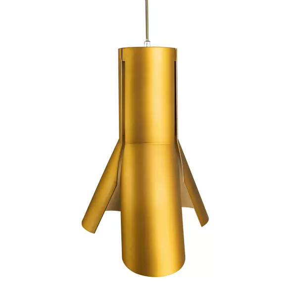 złota lampa wisząca Origami Design No.1 