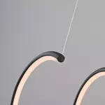 Altavola Design: Pendant Lamp Led Ring no. 8 in  4k black