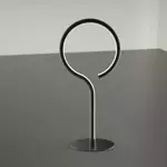Altavola Design: Table Lamp Led Ring no.1 in 3k black 