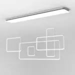 Pedant Led Lamp Squares 5 CL in 3k white dimmable Altavola Design