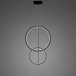 Pendant Lamp LINEA No.5 B Φ60/40 cm black 3k Altavola Design