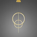 Pendant Lamp LINEA No.5 B Φ60/40 cm gold 3k Altavola Design