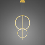 Pendant Lamp LINEA No.5 B Φ60/40 cm gold 3k Altavola Design