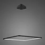 Pendant Lamp Led Quadrat No.1 40 in  4k black dimmable Altavola Design