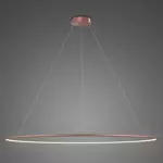 Pendant Lamp Led Ring No.1 Φ230 cm in 3k rose gold Altavola Design