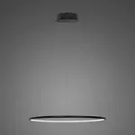 Pendant Lamp Led Ring No.1 Φ40 in 4k black Altavola Design