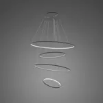 Pendant Lamp Led Ring No.4 Φ100 cm in 2700k black dimmable Altavola Design