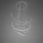 Pendant Lamp Led Ring No.5 Φ150 cm in 3k black dimmable Altavola Design