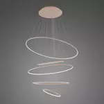 Pendant Lamp Led Ring No.5 Φ150 cm in 4k copper Altavola Design