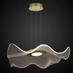 Pendant lamp Velo No. 2 gold  Altavola Design 