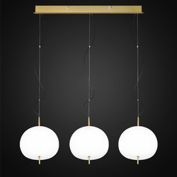 Exklusive LED hängende Weißgoldlampe Apple CL3 Altavola Design