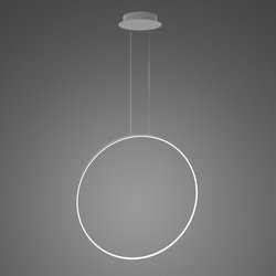 Pendelleuchte Led Ring No.1 X 80cm 3k silber dimmbar