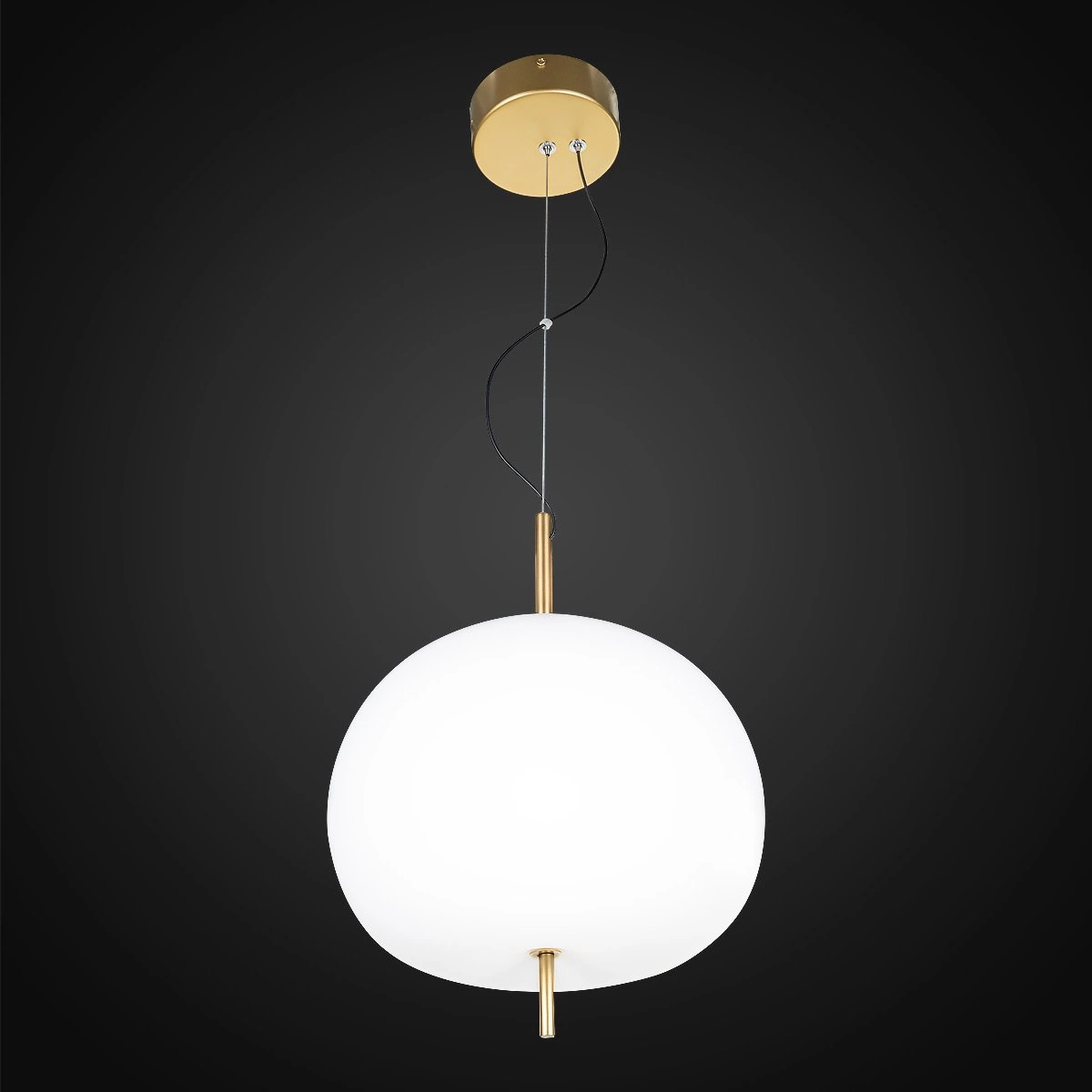 Exklusive LED hängende Weißgoldlampe Apple P Altavola Design