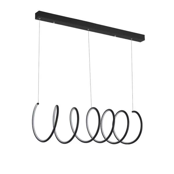Altavola Design: Pendelleuchte Led Ring no. 8 in  3k schwarz 