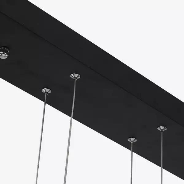 Pendelleuchte Altavola Design: Hängelampe Led Circles No. 8 in 3k schwarz