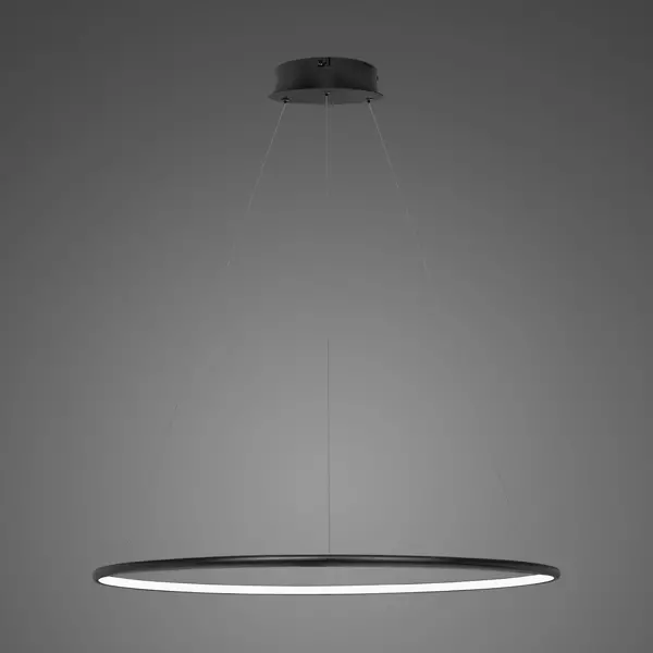 Pendelleuchte Led Ring No.1 80cm 3k Schwarz