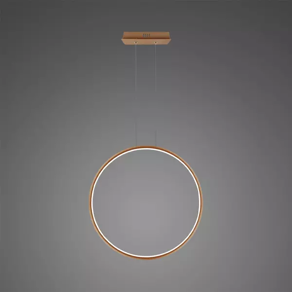 Pendelleuchte Led Ring No.1 X Φ60 cm in 3k kupfer Altavola Design