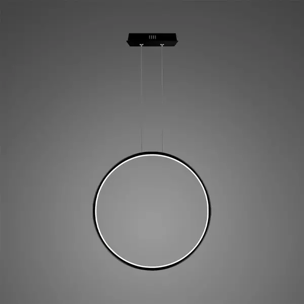 Pendelleuchte Led Ring No.1 X 60cm 3k Schwarz dimmbar