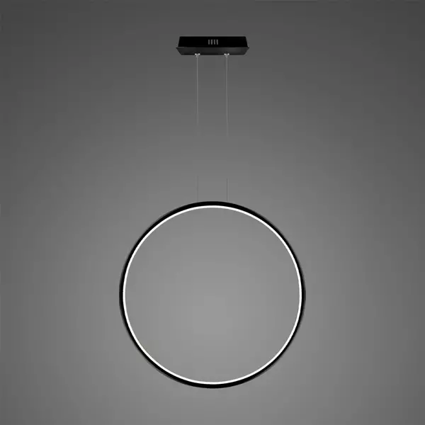 Pendelleuchte Led Ring No.1 X 80cm 3k schwarz  dimmbar