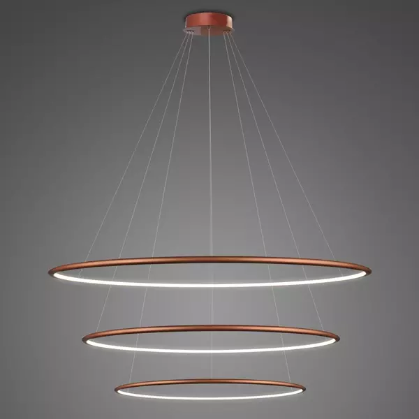 Pendelleuchte Led Ring No.3 100 cm 4k copper