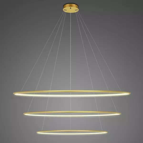 Pendelleuchte Led Ring No.3 120 cm 3k golden dimmbar