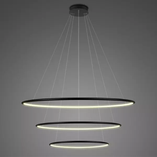 Pendelleuchte Led Ring No.3 80cm 3k schwarz