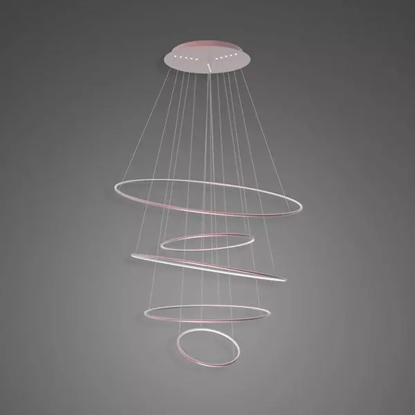 Pendelleuchte Led Ring No.5 120 cm 3k roségold