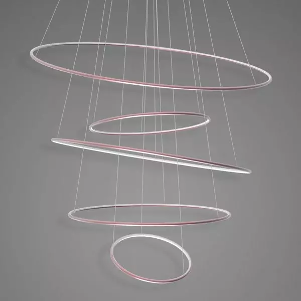 Pendelleuchte Led Ring No.5 120 cm 3k roségold